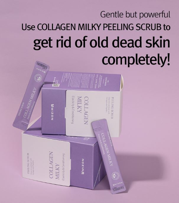 Collagen Milky Peeling Scrub 5g * (1ea or 40ea) [Renewal] [Exp. Sept 22, 2025]
