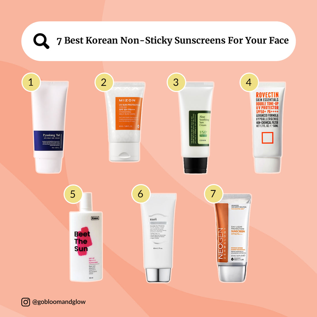 7 Best Korean Non-Sticky Sunscreens For Your Face