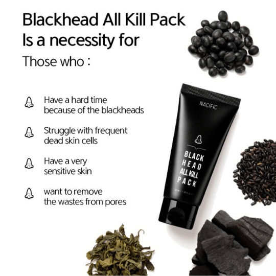 NACIFIC Blackhead All Kill Pack 40ml + Brush